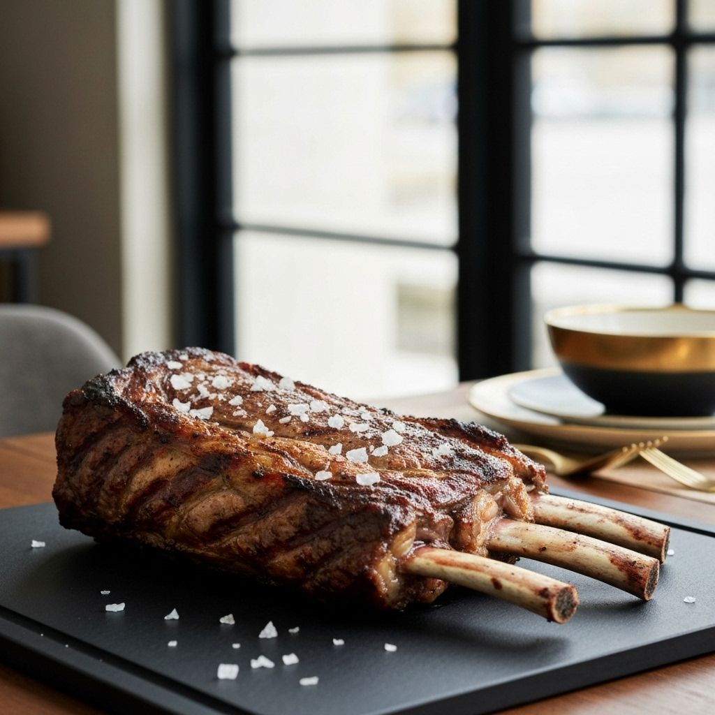 Chuletón de Vaca Vieja - Plato gourmet del restaurante Lumière