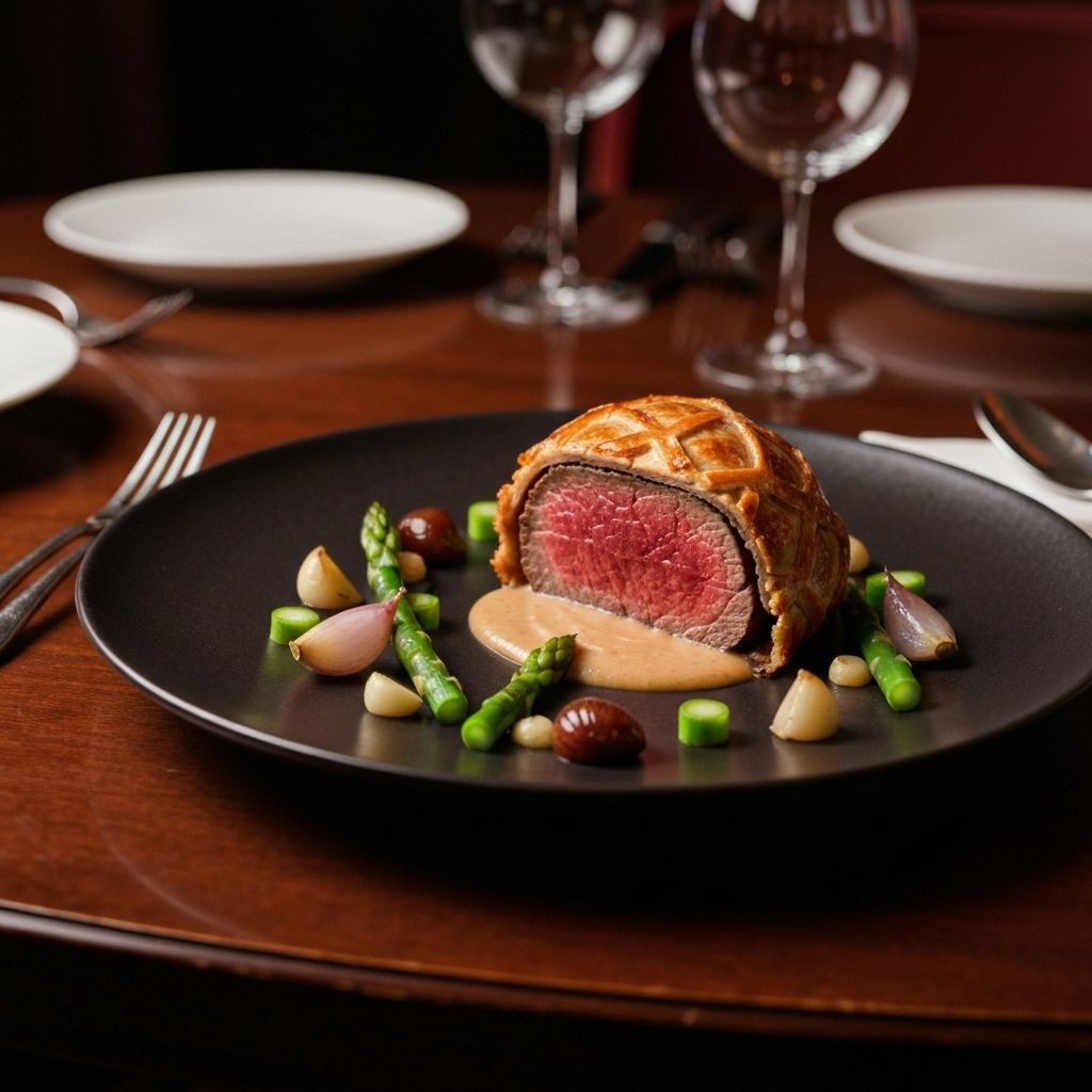 Filete Wellington - Plato gourmet del restaurante Lumière